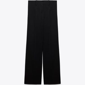 Zara Black Pants with Topstitching